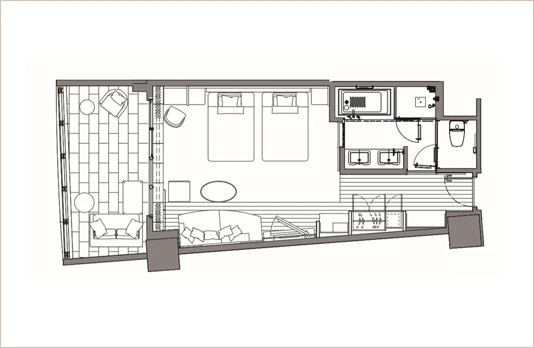 客室レイアウト(一例)